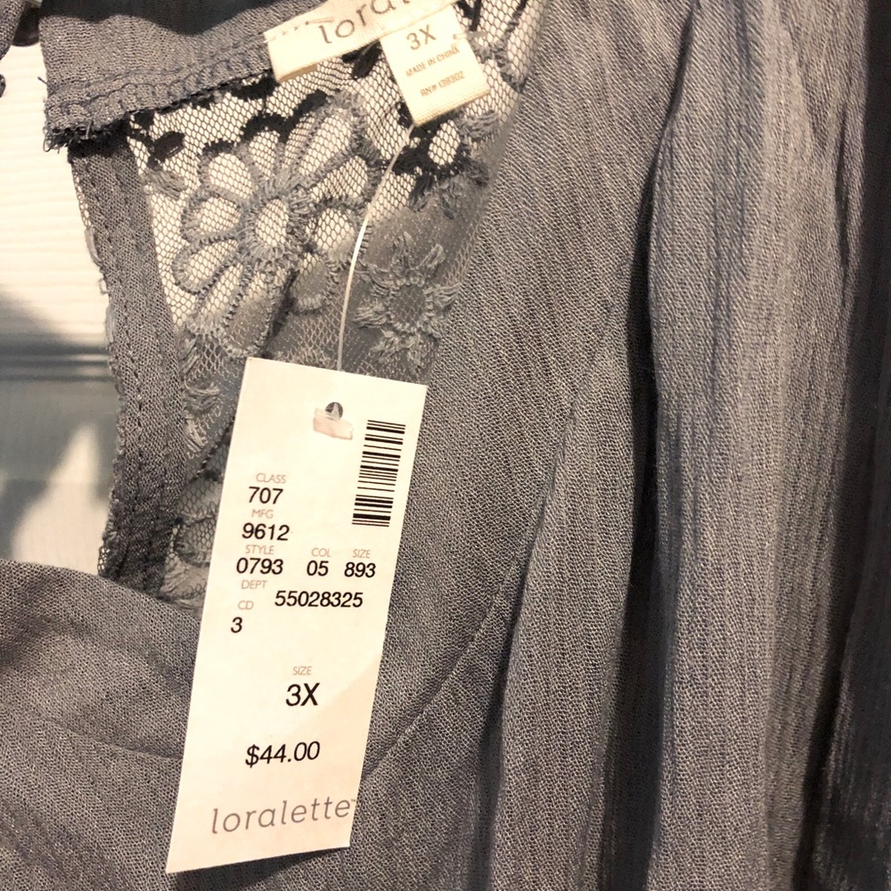 Loralette , flowing, fancy shirt